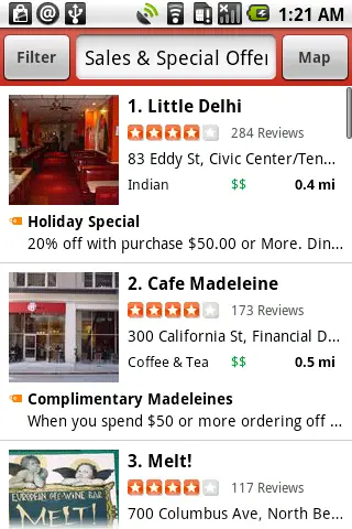 yelp app reservations