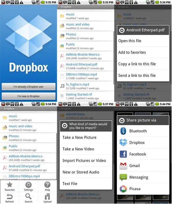 download the new for android Dropbox 185.4.6054