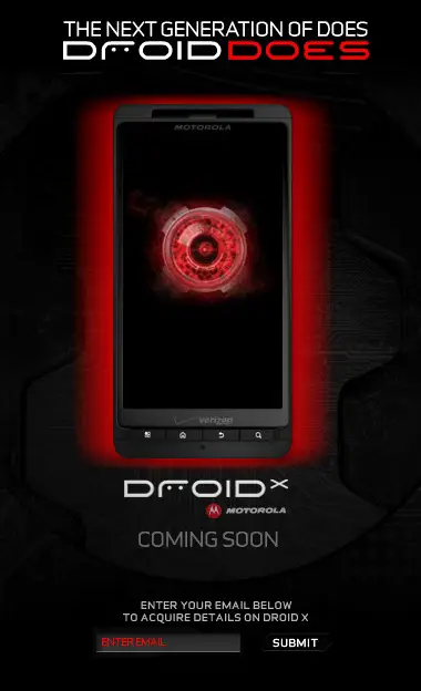 droid-x-signup-site