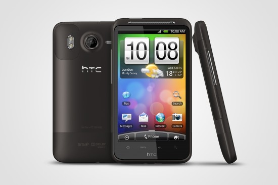 HTC Desire HD_Front+Back+Left