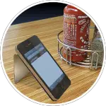 circle-smartphone-coaster