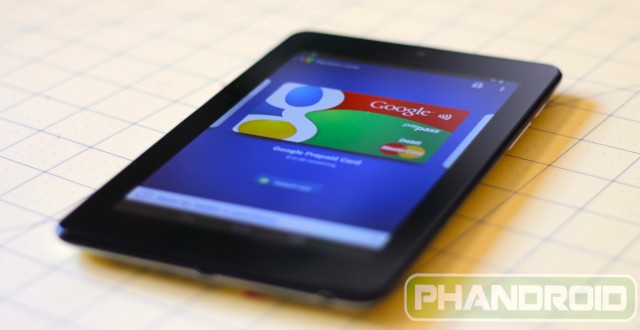 Nexus 7 Google Wallet 1