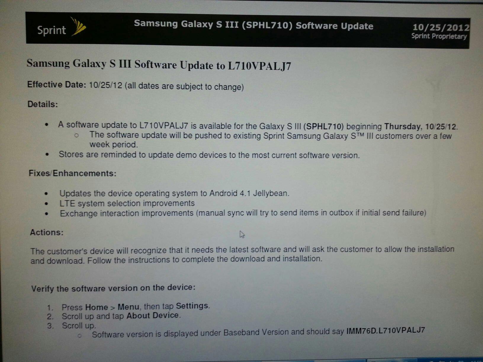 Rooting Sprint Galaxy S3 Jelly Bean