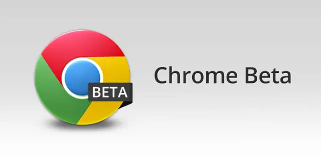 chrome beta banner