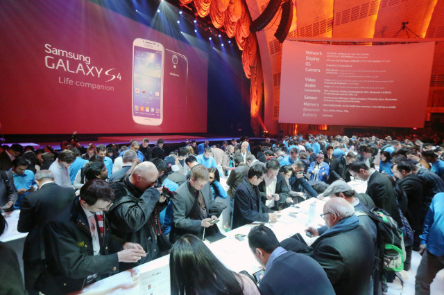 Samsung Galaxy S4 launch New York