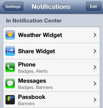 iOS notifications