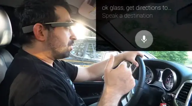 Driving with Google Glass
