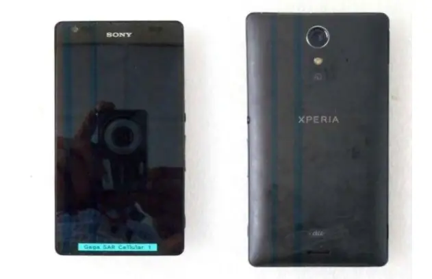 Sony Xperia UL front and back