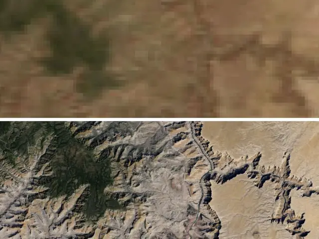 google maps 2007 satellite