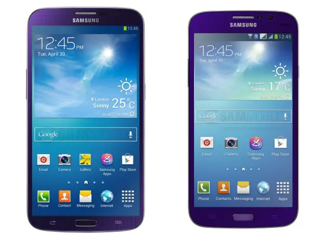 Samsung Galaxy Mega Purple Plum
