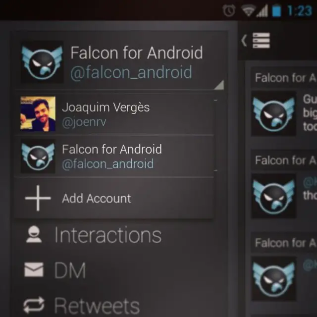 falcon pro multiple accounts