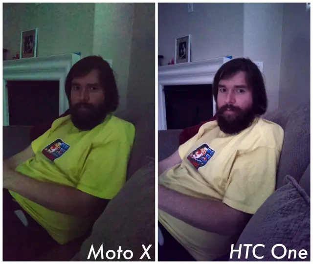 Moto X vs HTC One GPe low light