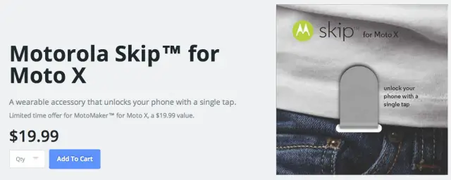 Motorola Skip NFC accessory