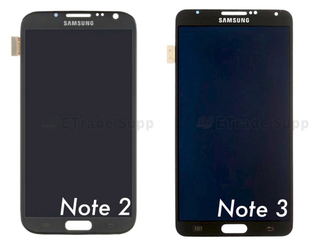 Samsung Galaxy Note 2 vs 3 display Phandrizzle