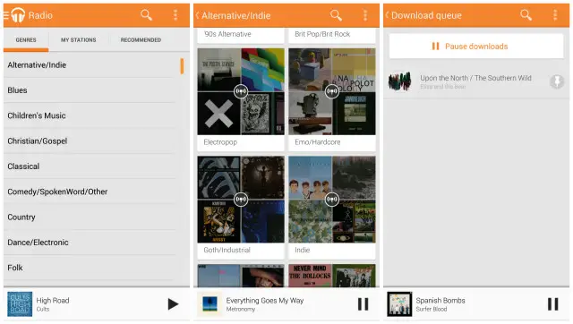 Google Play Music 5.2 update Genres queue.jpg