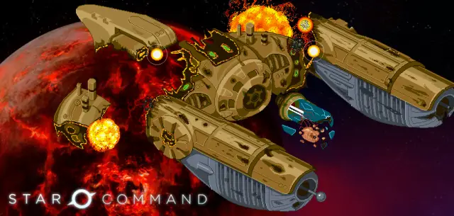 Star Command alien ship blown up