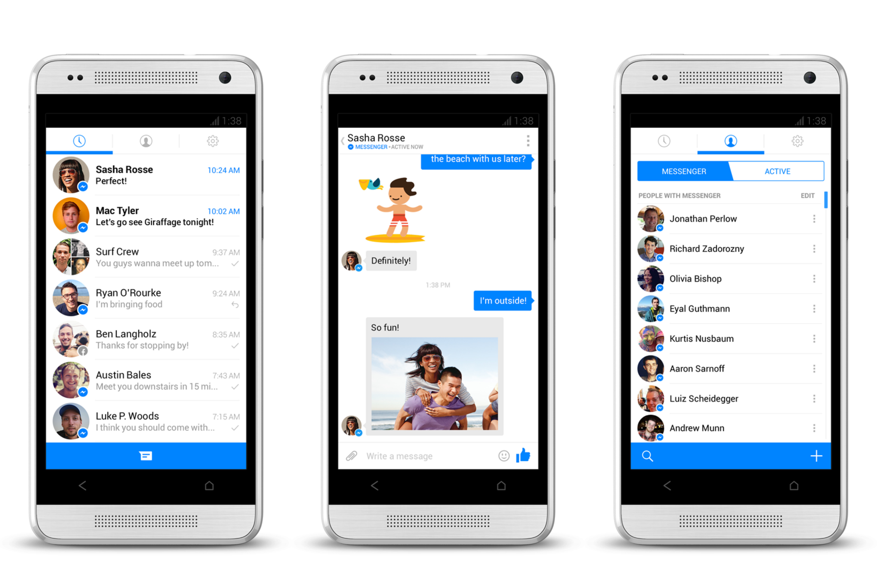 black facebook messenger apk