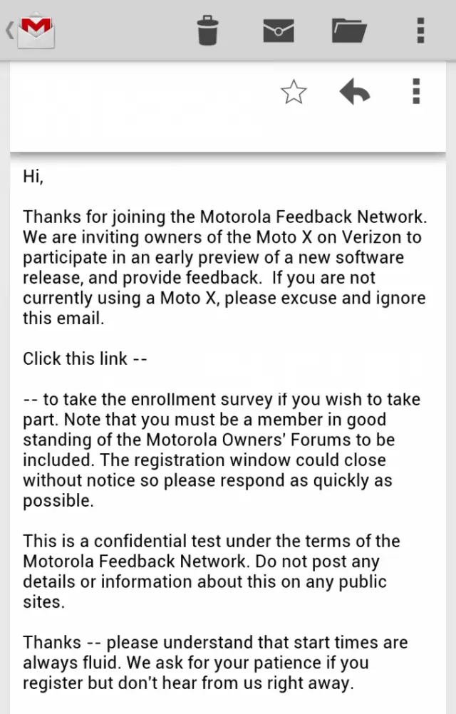 Moto X Soak Test camera update