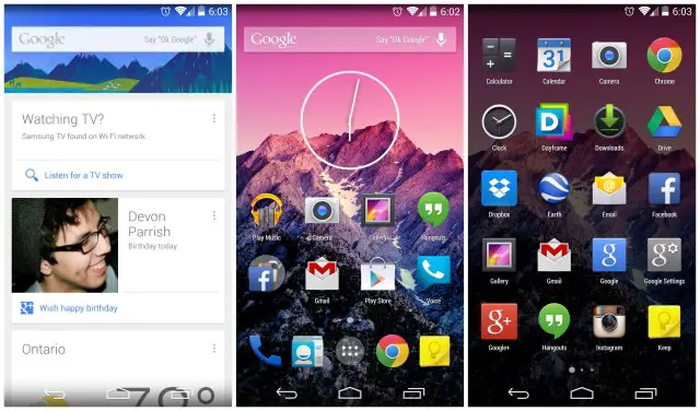 Android 4.4 KitKat launcher