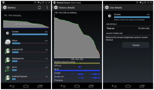 Nexus 5 battery life