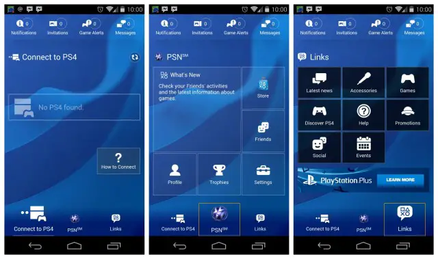 PS4 PlayStation App android