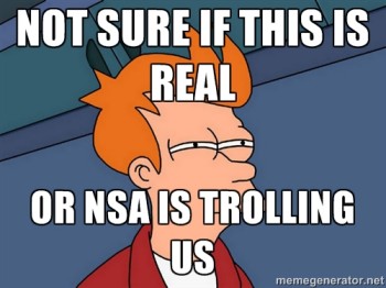NSA Trolling