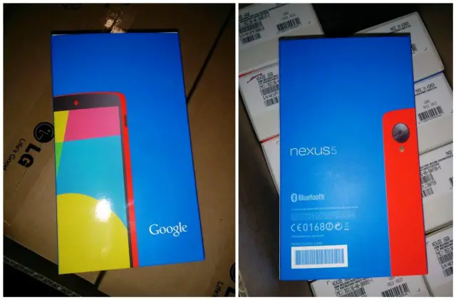 Red Nexus 5 boxed