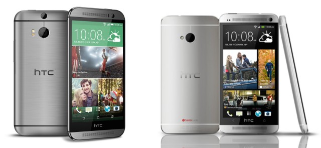 HTC One M8 2014 vs M7 2013