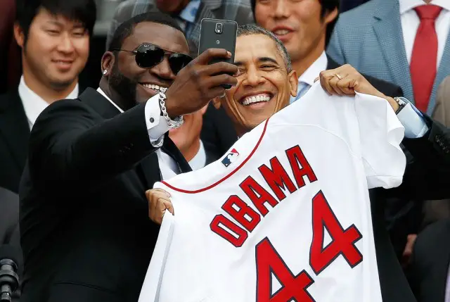 David Ortiz Obama selfie Samsung Note 3