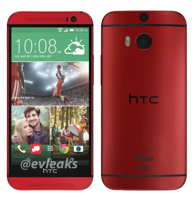 HTC One M8 Red Verizon Wireless