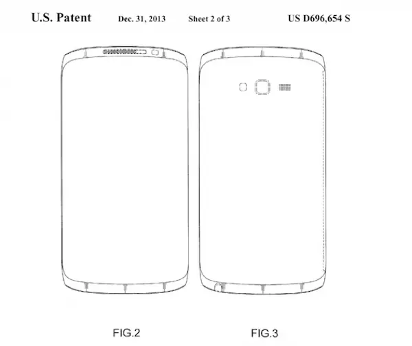 Samsung Galaxy Note 4 patent