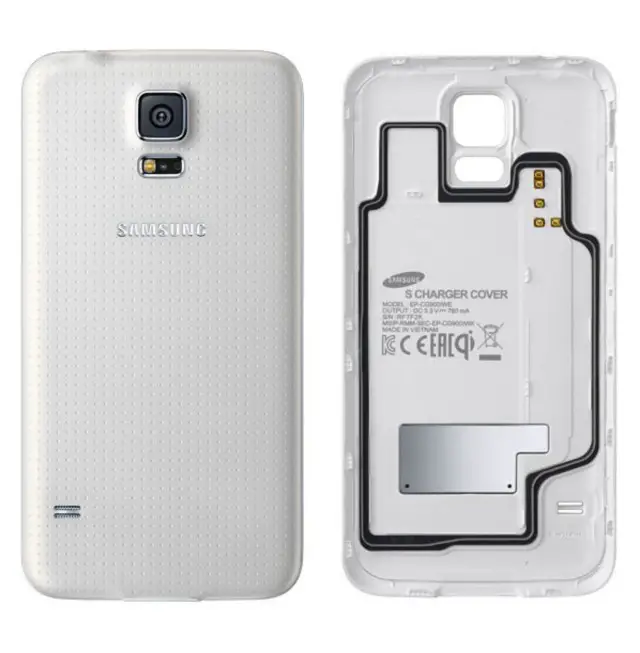 Samsung Galaxy S5 wireless charging back cover