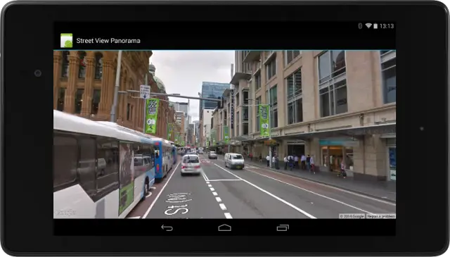 Google Maps Street View Nexus 7