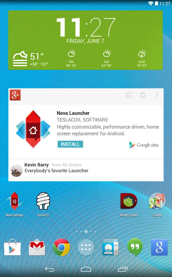 Nova Launcher screenshot