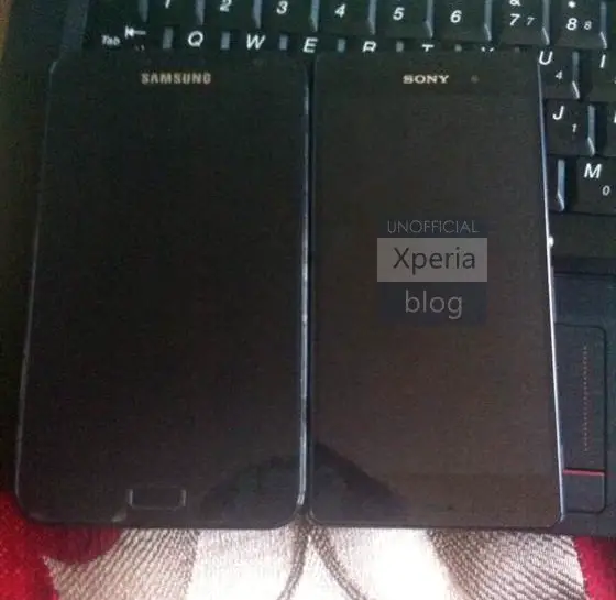 Sony Xperia Z3 leak Galaxy Note comparison