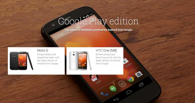 Google Play edition devices 2