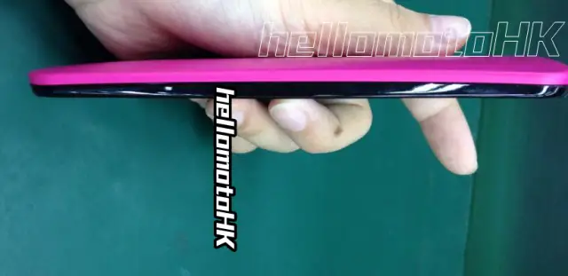 Motorola Moto G2 side view leak
