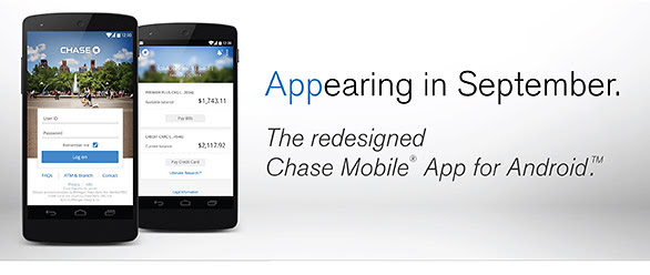 chase app update