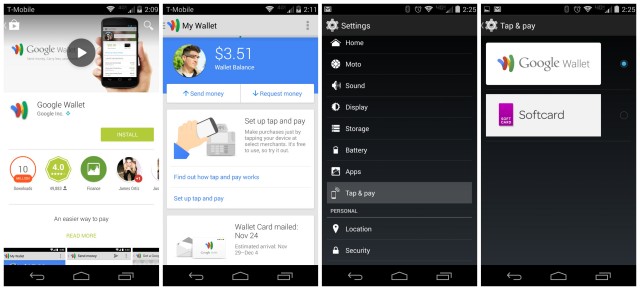 Moto X 2014 Google Wallet