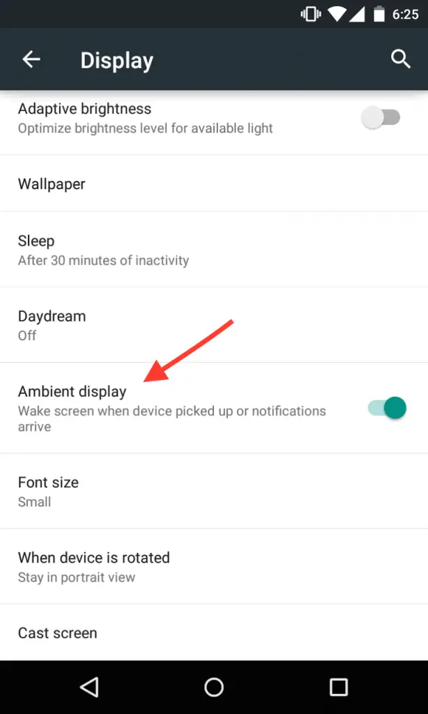 Nexus 6 Android 5.0 Lollipop Ambient Display edit