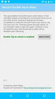 double tap to wake nexus 6 app