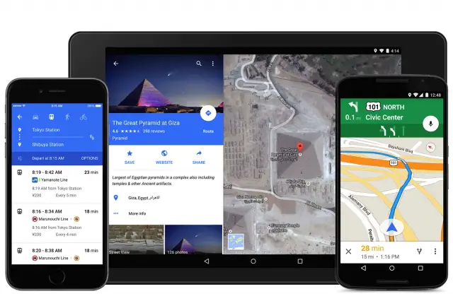 google maps material design update