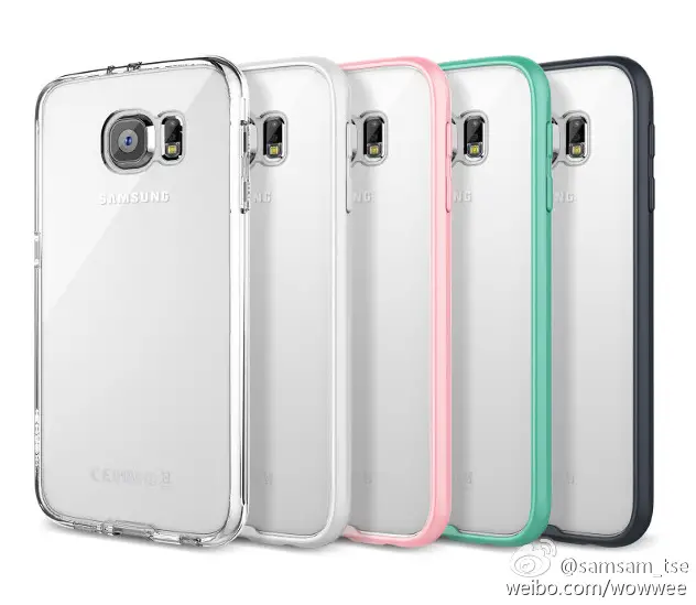 Samsung Galaxy S6 case clear colors