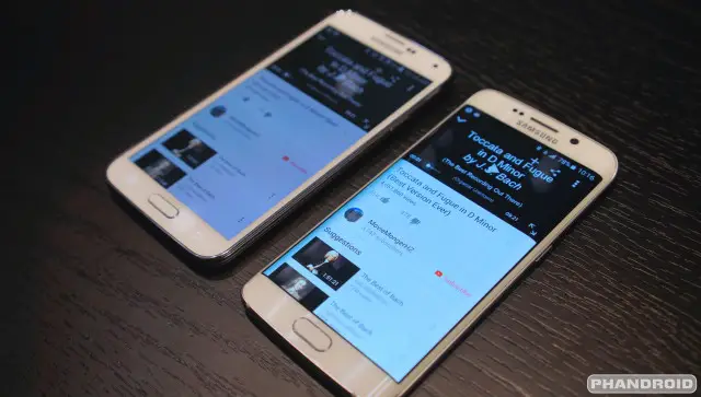 Samsung Galaxy S6 vs S5 speaker DSC08688