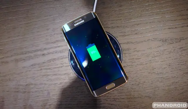 Samsung Galaxy S6 wireless charging DSC08713