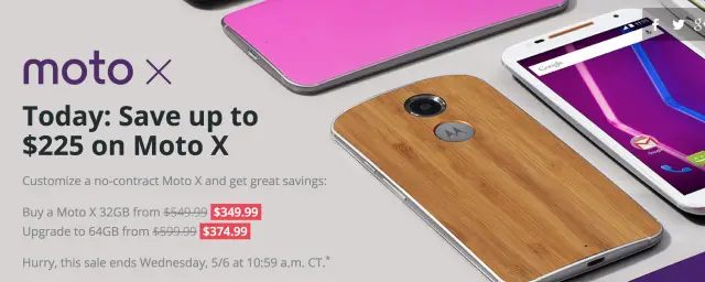 Motorola Moto X sale