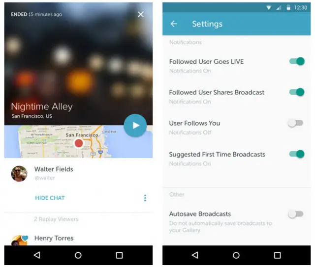 periscope for android