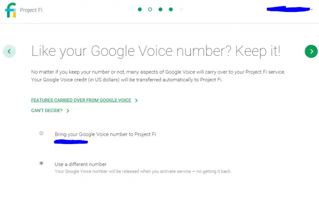 project fi signup 1