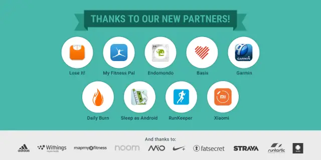 Google Fit new partners