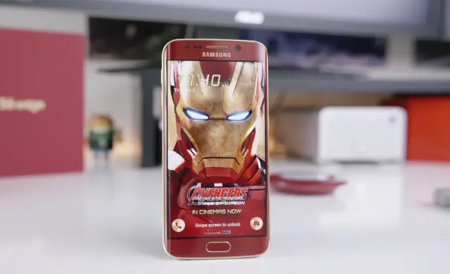 Iron Man Edition Samsung Galaxy S6 Edge hands on